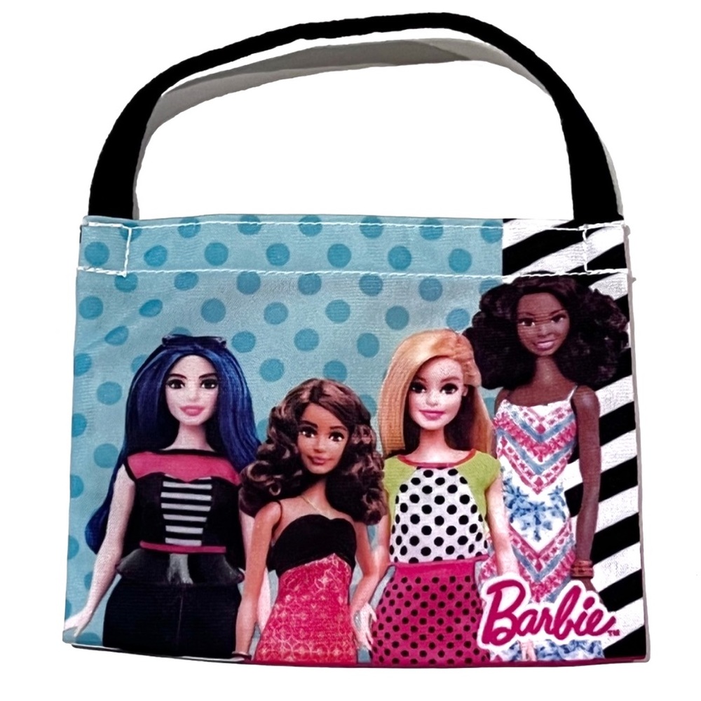 Barbie Fashionistas Express Your Style Mini Fabric Kids Pouch Purse Mattel Pink
